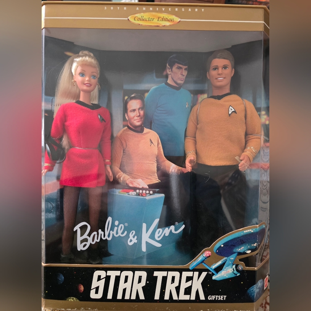 Star Trek Barbie & Ken as Cmdr Ken and Lt Barbie